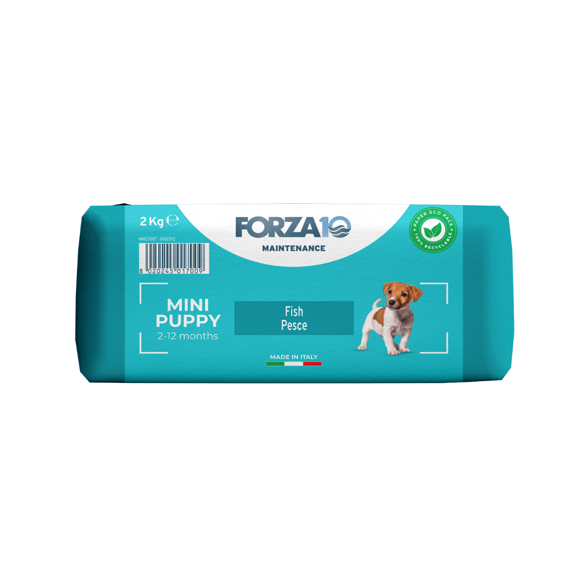 FORZA 10 Maintenance Mini Puppy ar zivi ir pilnvērtīga, sabalansēta barība mazo šķirņu kucēniem.