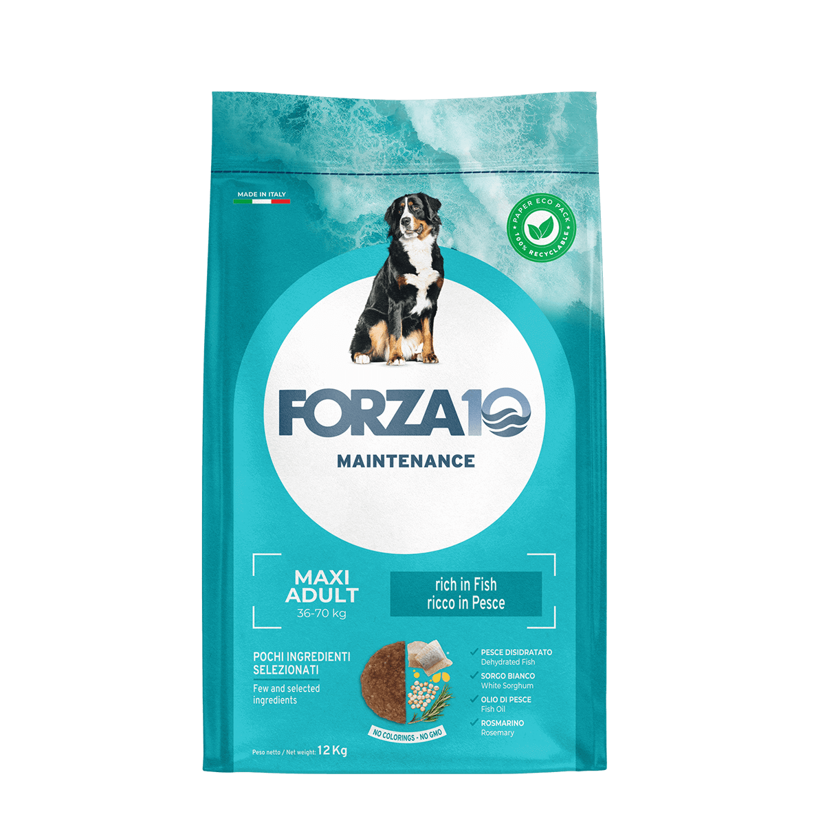FORZA10 Maintenance Maxi Adult šunims su žuvimi