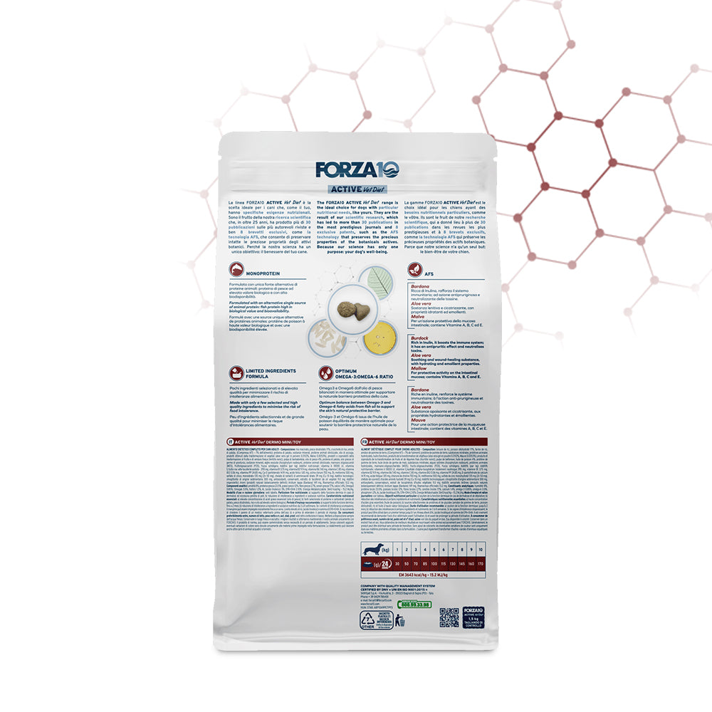 FORZA10 VetDiet DERMO Mini/Toy šunims
