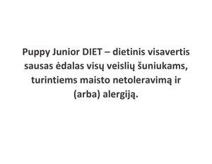 Puppy Junior DIET su žuvimi