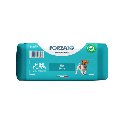 FORZA 10 Maintenance Mini Puppy ar zivi ir pilnvērtīga, sabalansēta barība mazo šķirņu kucēniem.