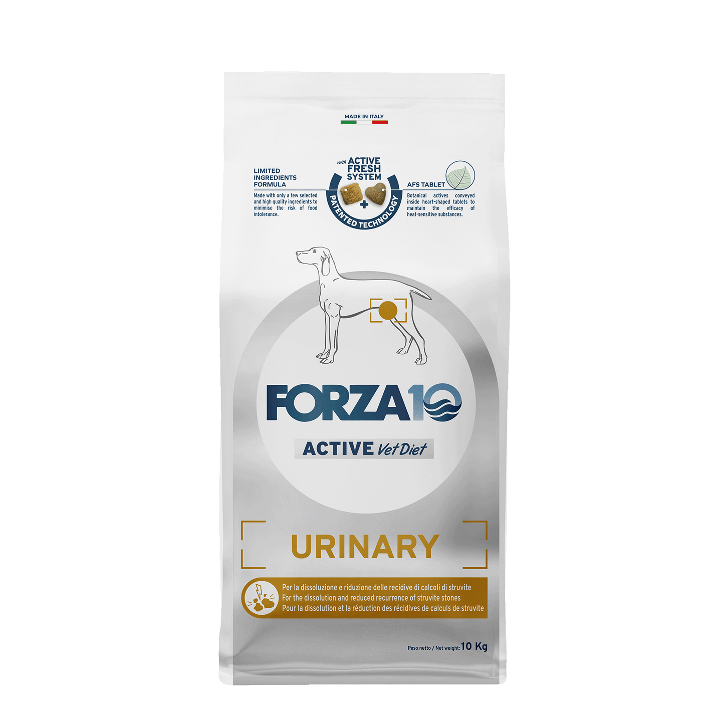 FORZA10 VetDiet URINARY All Size šunims