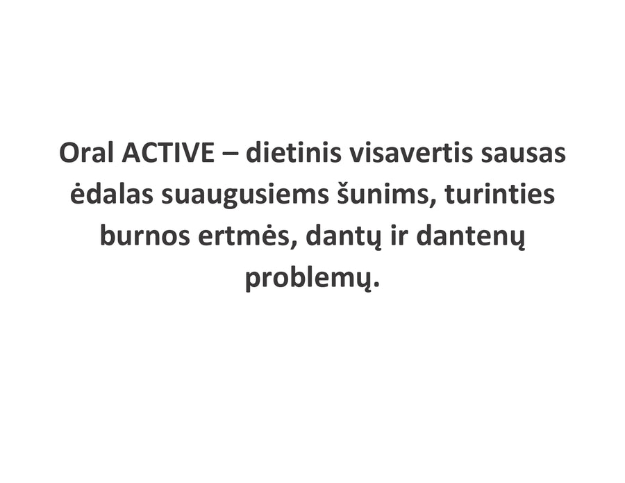 Oral ACTIVE
