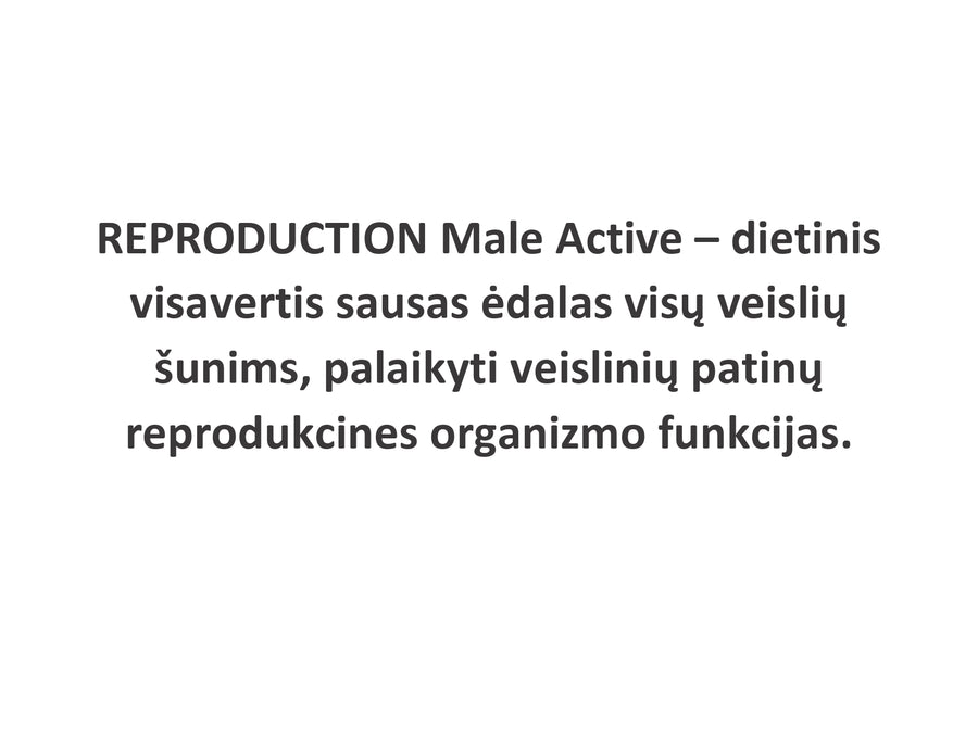 Reproduction MALE Active